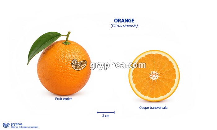 Fruit de l'Oranger (orange) - gryphea.com